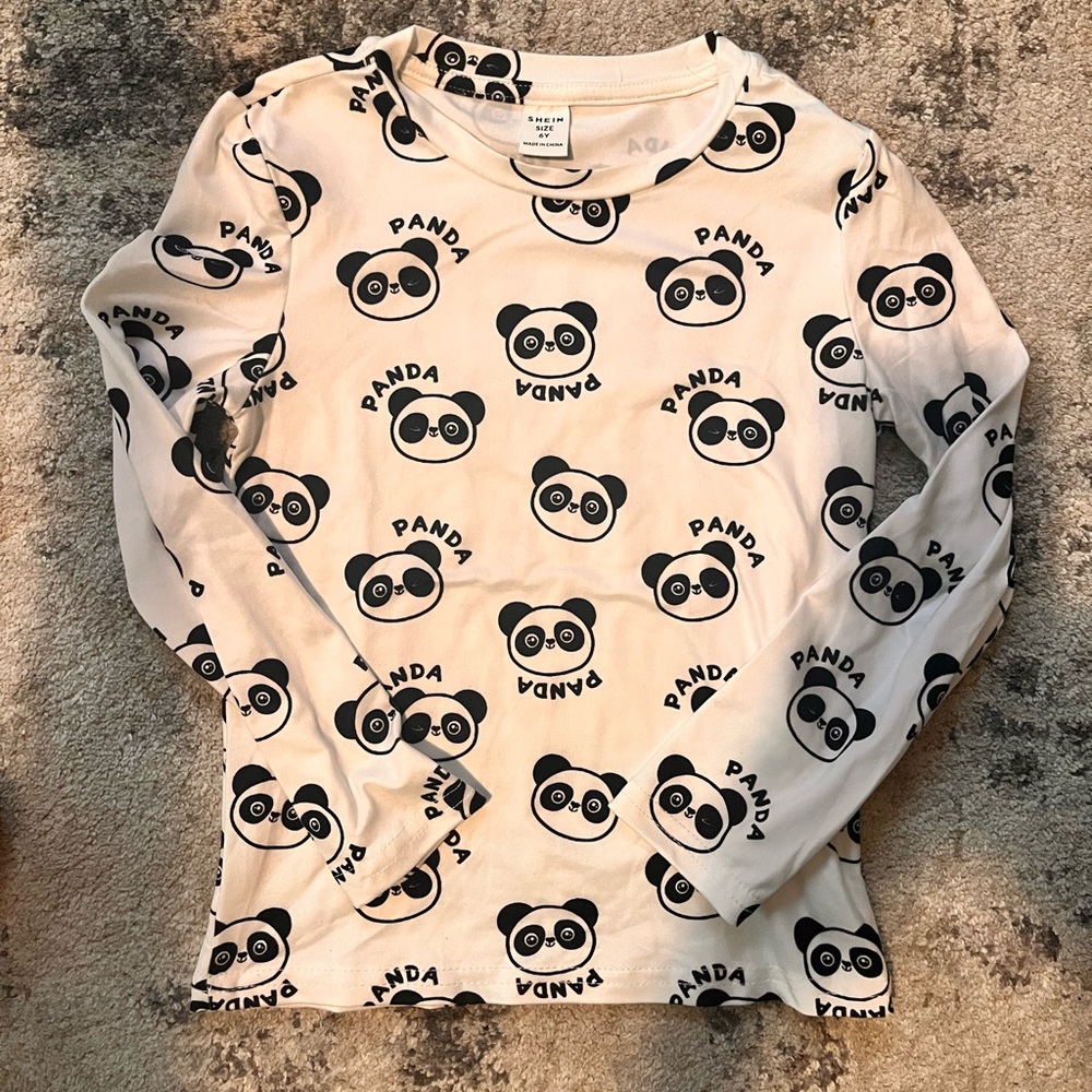 Panda Shirt 6Y
